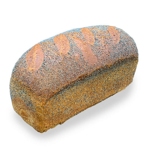 Afbeelding van bruin brood maanzaad