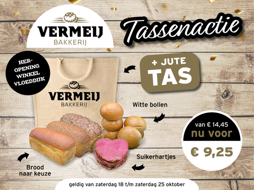 Afbeelding van Tassenactie